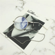 Load image into Gallery viewer, Cos Monocle Unilateral Glasses Retro Steam Punk Lolita Outlaw Kidd British Style Metal Sunglasses With Chain Plain Mirror