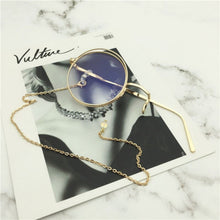 Load image into Gallery viewer, Cos Monocle Unilateral Glasses Retro Steam Punk Lolita Outlaw Kidd British Style Metal Sunglasses With Chain Plain Mirror
