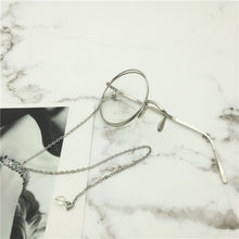Load image into Gallery viewer, Cos Monocle Unilateral Glasses Retro Steam Punk Lolita Outlaw Kidd British Style Metal Sunglasses With Chain Plain Mirror