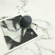 Load image into Gallery viewer, Cos Monocle Unilateral Glasses Retro Steam Punk Lolita Outlaw Kidd British Style Metal Sunglasses With Chain Plain Mirror
