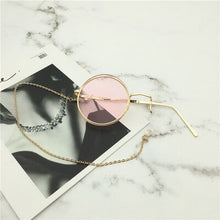 Load image into Gallery viewer, Cos Monocle Unilateral Glasses Retro Steam Punk Lolita Outlaw Kidd British Style Metal Sunglasses With Chain Plain Mirror