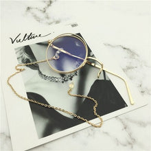 Load image into Gallery viewer, Cos Monocle Unilateral Glasses Retro Steam Punk Lolita Outlaw Kidd British Style Metal Sunglasses With Chain Plain Mirror
