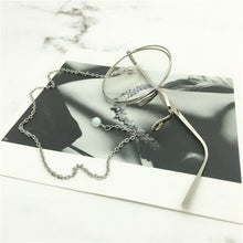 Load image into Gallery viewer, Cos Monocles Retro Steampunk Glasses Frames For Women Men  Brand Chain Lolita Base Blame