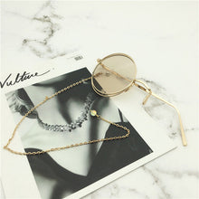 Load image into Gallery viewer, Cos Monocles Retro Steampunk Glasses Frames For Women Men  Brand Chain Lolita Base Blame