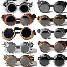 Load image into Gallery viewer, Cosplay Vintage Victorian Rivet Gothic Steampunk Unisex Cool Men Women Welding Goggles Cosplay Vintage Glasses Eyewear