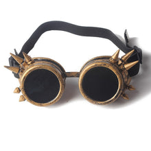 Load image into Gallery viewer, Cosplay Vintage Victorian Rivet Gothic Steampunk Unisex Cool Men Women Welding Goggles Cosplay Vintage Glasses Eyewear