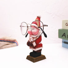 Carica l'immagine nel visualizzatore di Gallery, Creative Wood Hand Carved Eyeglass Holder Spectacle Stand Eyeglass Rack Display Stand Animal Figurine for Office Desk Home Decor