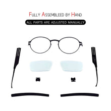 Load image into Gallery viewer, Creative personality spectacle glasses frame men Scewless eyeglasses brand myopia reading lightweight prescription eyewear