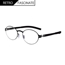 Load image into Gallery viewer, Creative personality spectacle glasses frame men Scewless eyeglasses brand myopia reading lightweight prescription eyewear