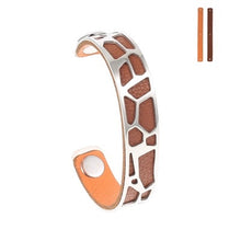 Carica l'immagine nel visualizzatore di Gallery, Bangles For Women Giraffe Stainless Steel Cuff Bracelets&amp;Bangles Bijoux Manchette Femme Bracelet Argent Pulseiras