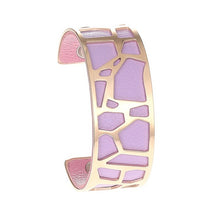 Carica l'immagine nel visualizzatore di Gallery, Bracelets &amp; Bangles For Women Rose Gold Pulseiras Stainless Steel Manchette Femme Leather Reversible Giraffe