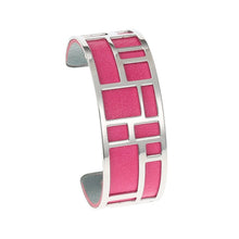 Carica l'immagine nel visualizzatore di Gallery, Bracelets &amp; Bangles For Women Stainless Steel Bangle Argent Femme Manchette Reversible Labyrinth Arm Cuff Jewelry Pulseras