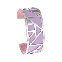 Carica l'immagine nel visualizzatore di Gallery, Egypt Bracelets &amp; Bangles Pyramid 25mm Wide Interchangeable Reversible Leather Arm Cuff Stainless Steel Jewelry