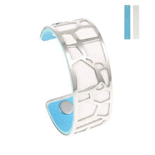 Carica l'immagine nel visualizzatore di Gallery, Giraffe Bangles Bracelets Femme manchette Cuffs Stainless Steel Bracelet Reversible Interchangeable Leather Band Pulseiras