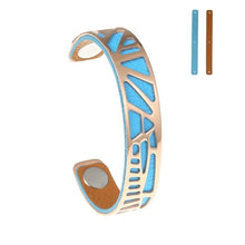 Carica l'immagine nel visualizzatore di Gallery, Leather Bracelets &amp; Bangles For Women Hollow Stainless Steel Cuff 14mm Leather Bangle Jewelry