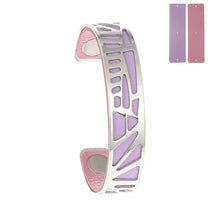 Carica l'immagine nel visualizzatore di Gallery, Palm Tree Bracelets Plover Cuff 14mm Wide Cham Leather Bracelet Reversible Bijoux Femme Bangles Stainless Steel Pulseras