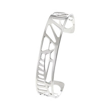 Carica l'immagine nel visualizzatore di Gallery, Palm Tree Bracelets Plover Cuff 14mm Wide Cham Leather Bracelet Reversible Bijoux Femme Bangles Stainless Steel Pulseras
