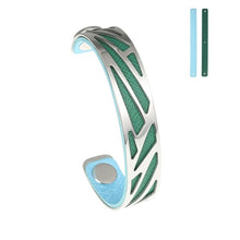 Carica l'immagine nel visualizzatore di Gallery, Ruban Bangles Steel Stainless Bracelets Argent For Women Reversible Interchangeable Leather Band Arm Cuff Jewelry Pulseras