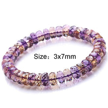 Carica l'immagine nel visualizzatore di Gallery, Crystal Amethyst Bracelet Femme Corner Cut Jewelry Citrine Bracelets For Women Gift Female Natural Stone Bracelet Womens