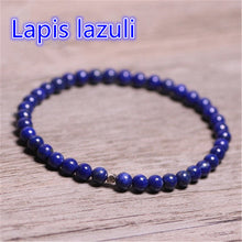 Carica l'immagine nel visualizzatore di Gallery, Crystal Bracelet Amethyst Rose Quartz Rutilated Moon Stone Malachite Citrine Peridot Aquamarine Garnet Lapis lazuli Morganite