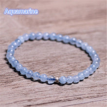 Carica l'immagine nel visualizzatore di Gallery, Crystal Bracelet Amethyst Rose Quartz Rutilated Moon Stone Malachite Citrine Peridot Aquamarine Garnet Lapis lazuli Morganite