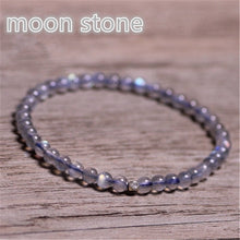 Carica l'immagine nel visualizzatore di Gallery, Crystal Bracelet Amethyst Rose Quartz Rutilated Moon Stone Malachite Citrine Peridot Aquamarine Garnet Lapis lazuli Morganite