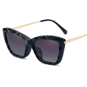Crystal Cat Eye Polarized Sunglasses Women 2 in 1 Magnet Clip On Sunglasses Female Transparent Anti blue light Glasses Frame