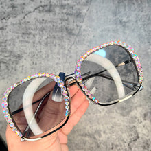 Load image into Gallery viewer, Crystal  sunglasses women Rhinestone UV400 Sexy woman Shades for women Sunglasses UV400Gafas de sol de los hombres