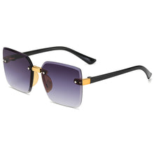 Carica l'immagine nel visualizzatore di Gallery, Crystal Square Rimless Kids Sunglasses Gradient Lens Transparent Clear Sun Glasses For Children  Vintage Eyewear