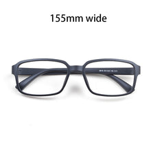Load image into Gallery viewer, Cubojue 155mm Oversized Eyeglasses Frame Men Women TR90 Black Glasses for Prescription Myopia Diopter Spectacles Square Man