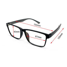 Load image into Gallery viewer, Cubojue 155mm Oversized Eyeglasses Frames Men TR90 Transparent Glasses Male Large Big Full Rim Spectacles for Optical Wide Head