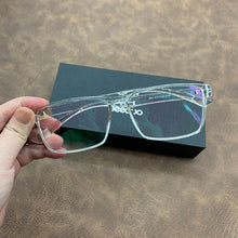 Load image into Gallery viewer, Cubojue 155mm Oversized Eyeglasses Frames Men TR90 Transparent Glasses Male Large Big Full Rim Spectacles for Optical Wide Head