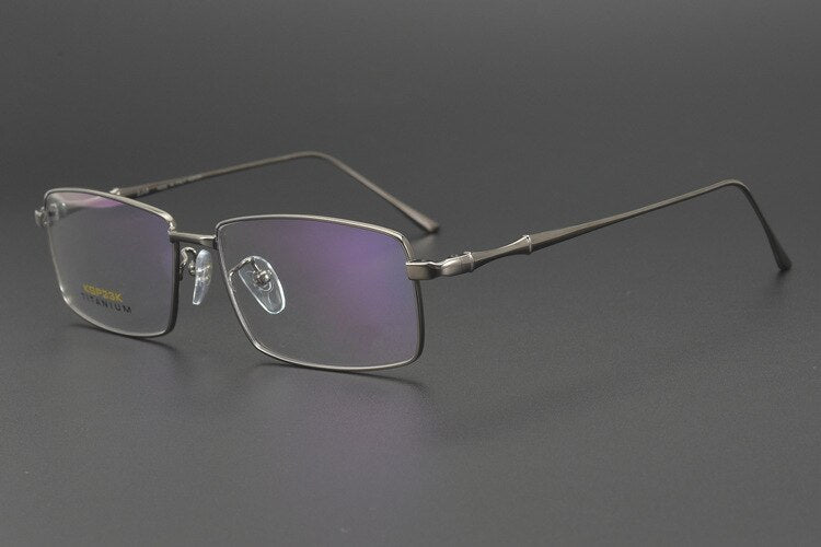 Cubojue 24k Gold Titanium Eyeglasses Frame Men  Brand Glasses Man Full Rim Spectacles Ultra Light Eyeglass