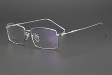 Load image into Gallery viewer, Cubojue 24k Gold Titanium Eyeglasses Frame Men  Brand Glasses Man Full Rim Spectacles Ultra Light Eyeglass