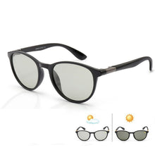 Load image into Gallery viewer, Cubojue Photochromic Polarized Sunglasses Male Women Oval Transition Sun Glasses for Men Ultralight Eyewear Change to Dark Grey