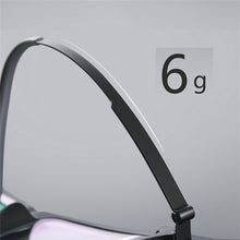 Carica l&#39;immagine nel visualizzatore di Gallery, Cubojue eyeglasses frames Men Women 6g Titanium glasses ultralight eyewear for optical myopia diopter spectacles black full rim