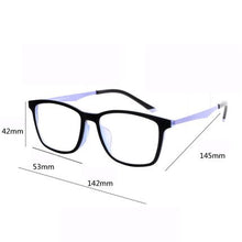 Carica l&#39;immagine nel visualizzatore di Gallery, Cubojue eyeglasses frames Men Women 6g Titanium glasses ultralight eyewear for optical myopia diopter spectacles black full rim