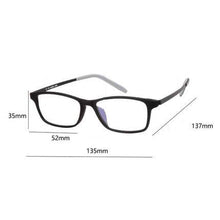 Carica l&#39;immagine nel visualizzatore di Gallery, Cubojue eyeglasses frames Men Women 6g Titanium glasses ultralight eyewear for optical myopia diopter spectacles black full rim
