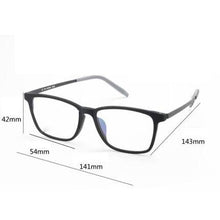 Carica l&#39;immagine nel visualizzatore di Gallery, Cubojue eyeglasses frames Men Women 6g Titanium glasses ultralight eyewear for optical myopia diopter spectacles black full rim