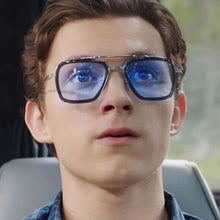 Load image into Gallery viewer, Curtain Retro Vintage Designer Steam Punk Pilot Sunglasses Iron Man 3 TONY Stark Sun Glasses Men Gothic Rossi Coating  UV400