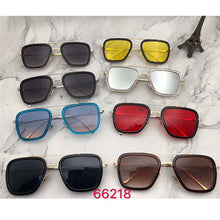 Load image into Gallery viewer, Curtain Retro Vintage Designer Steam Punk Pilot Sunglasses Iron Man 3 TONY Stark Sun Glasses Men Gothic Rossi Coating  UV400