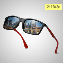 Load image into Gallery viewer, Custom Made Myopia Minus Prescription Polarized Lens Sunglasses Men Vintage Finished Myopia Sun Glasses Male Goggles FML