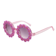 Load image into Gallery viewer, Custom Sunglasses For Kiddos 2023 Adorable Tenny Sunshine Baby Toddler Floral Girl Kids Beach Babe Sunglasses