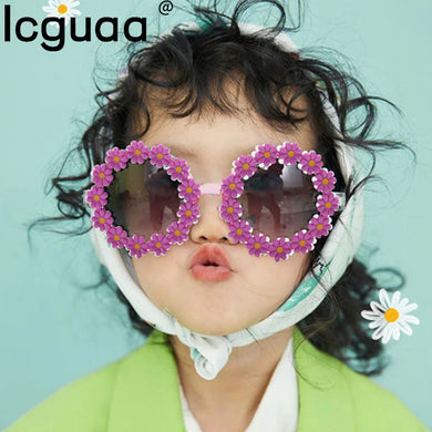 Custom Sunglasses For Kiddos 2023 Adorable Tenny Sunshine Baby Toddler Floral Girl Kids Beach Babe Sunglasses