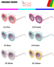 Load image into Gallery viewer, Custom Sunglasses For Kiddos 2023 Adorable Tenny Sunshine Baby Toddler Floral Girl Kids Beach Babe Sunglasses