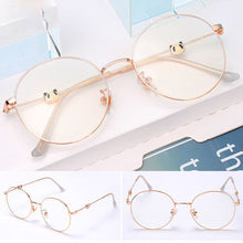Load image into Gallery viewer, Cute 3D Panda Glasses Anti-Blue Light Anti-Radiation Glasses Round Shaped Fashion for Women TC21