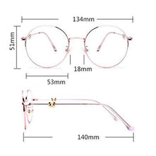 Load image into Gallery viewer, Cute 3D Panda Glasses Anti-Blue Light Anti-Radiation Glasses Round Shaped Fashion for Women TC21