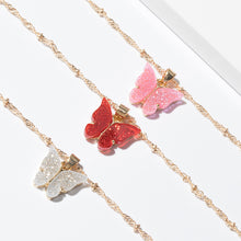 Carica l&#39;immagine nel visualizzatore di Gallery, Cute Butterfly Pendant Necklace for Women Cocktail Party Statement Necklace Steet Style Korean Fashion Necklace Jewelry Gifts