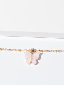 Cute Butterfly Pendant Necklace for Women Cocktail Party Statement Necklace Steet Style Korean Fashion Necklace Jewelry Gifts
