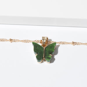 Cute Butterfly Pendant Necklace for Women Cocktail Party Statement Necklace Steet Style Korean Fashion Necklace Jewelry Gifts